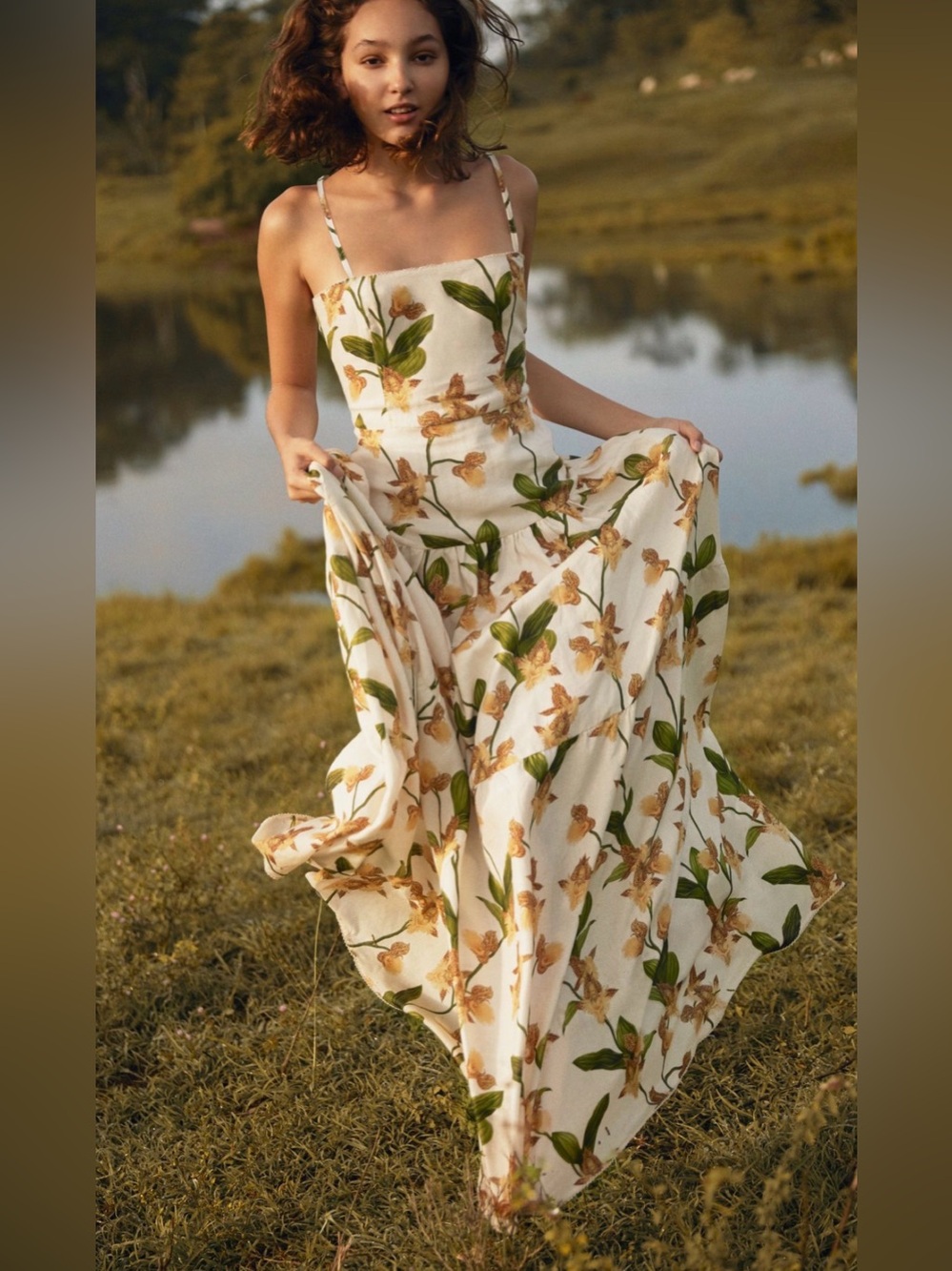 Agua by Agua Bendita - Teltapic Maxi Dress Small